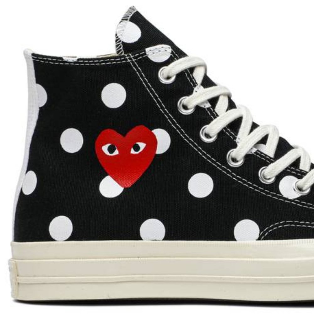 COMME DES GARCONS CONVERSE POLKA DOTS